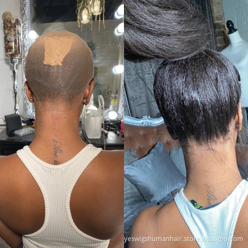 Cheap Hd Full Lace Front Wig Pre Plucked With Baby Hair Raw Peruvian Straight Virgin Human Hair Transparent 360 Lace Frontal Wig